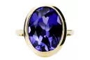Sapphire 14K Yellow gold Ring Vintage vrc285y